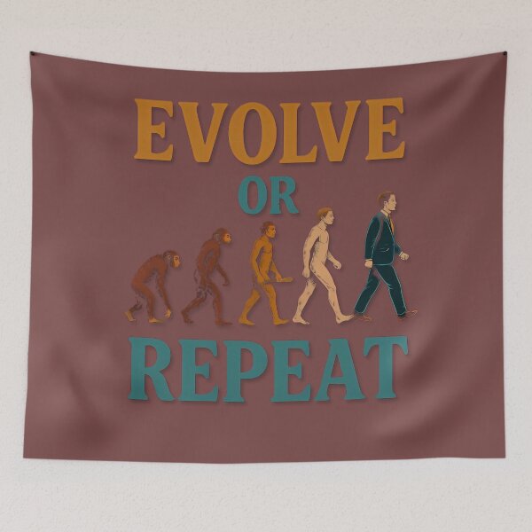 Item preview, Evolve or Repeat: The Cycle of Progress - 2 designed and sold by skycharts.
