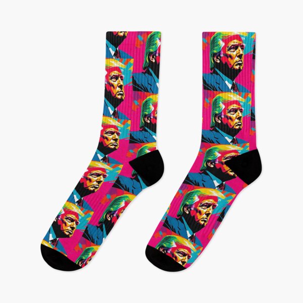 Item preview, Donald Trump – Colorful Pop Art Portrait designed and sold by GrizzlyCollective.