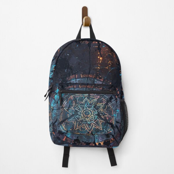 Item preview, Abstract Mandala Art With Colorful Patterns, Splatter Effect, Dark Background designed and sold by CoolPixels.
