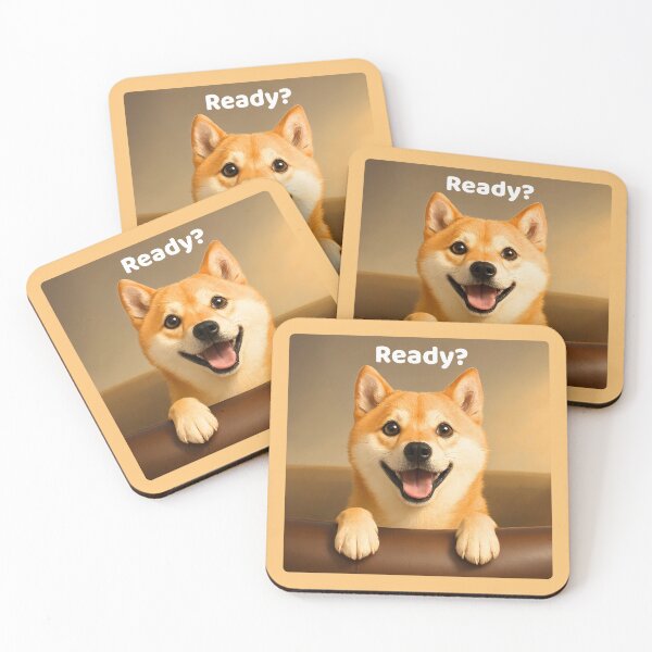 Item preview, Ready? - Happy Shiba Inu  designed and sold by DogLoverTeeShop.