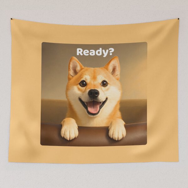 Item preview, Ready? - Happy Shiba Inu  designed and sold by DogLoverTeeShop.