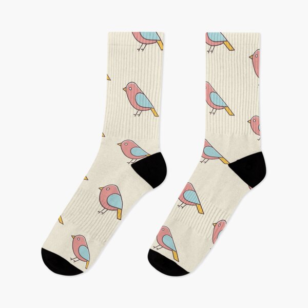 Item preview, Cute Colorful Bird Line Art – Minimalist Cartoon Animal Illustration designed and sold by CrossCrafted.