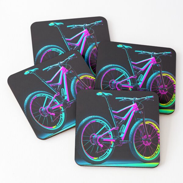 Item preview, Neon Trailblazer – MTB in Radiant Glory designed and sold by GrizzlyCollective.