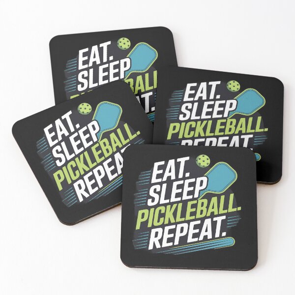Item preview, Eat Sleep Pickleball Repeat designed and sold by Dilwish5.