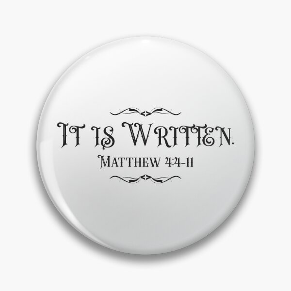 Item preview, It Is Written - Christian's Word of Authority designed and sold by Vector-Artist.