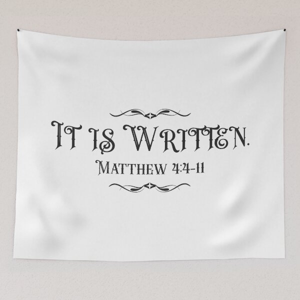Item preview, It Is Written - Christian's Word of Authority designed and sold by Vector-Artist.