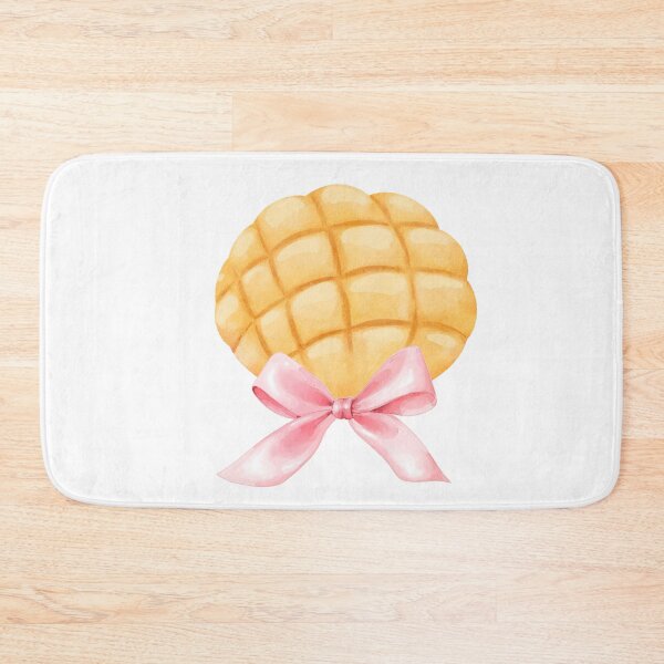 Item preview, Melon Pan with Pink Bow – Coquette Japanese Sweet Bread Watercolor Aesthetic designed and sold by DivinePassion.