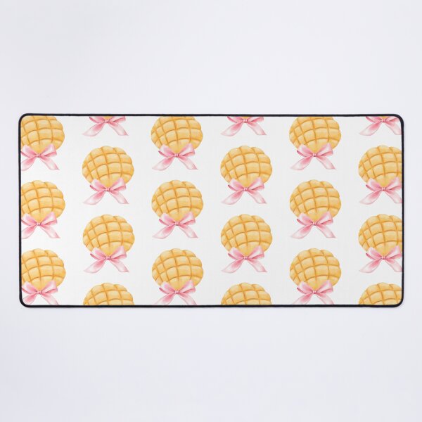 Item preview, Melon Pan with Pink Bow – Coquette Japanese Sweet Bread Watercolor Aesthetic designed and sold by DivinePassion.