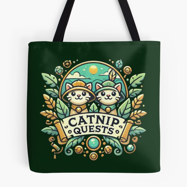Item preview, Catnip Quests Logo designed and sold by Catnip-Quests.