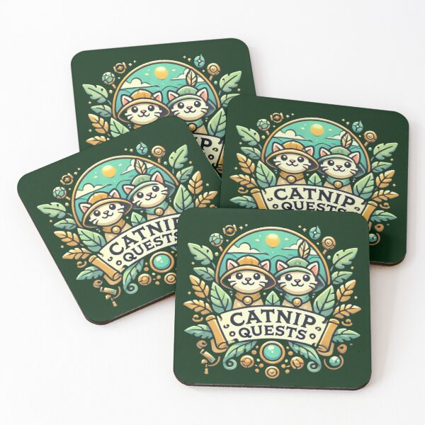 Item preview, Catnip Quests Logo designed and sold by Catnip-Quests.