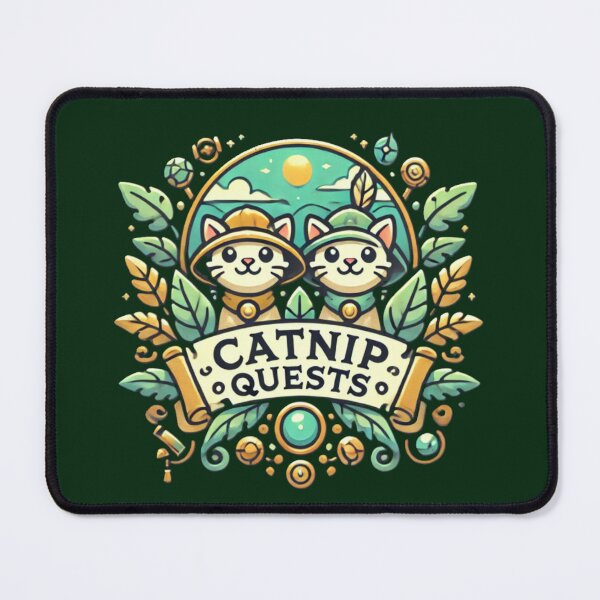Item preview, Catnip Quests Logo designed and sold by Catnip-Quests.