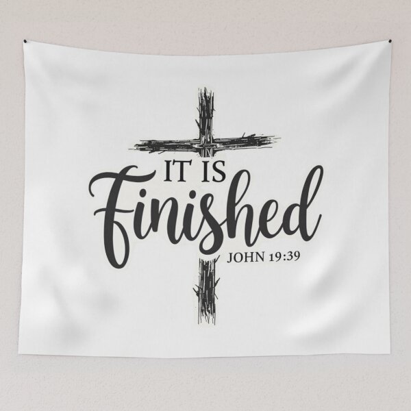 Item preview, John 19:30 Redemption -It Is Finished Good Friday Easter Holiday Final Word designed and sold by ebocraft.