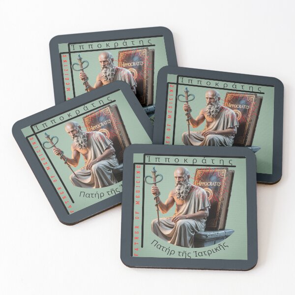 Item preview, Hippocrates Father of Medicine Ancient Greece designed and sold by SurrealArtSzysz.