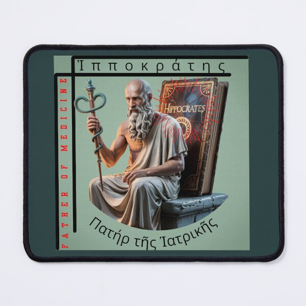 Item preview, Hippocrates Father of Medicine Ancient Greece designed and sold by SurrealArtSzysz.
