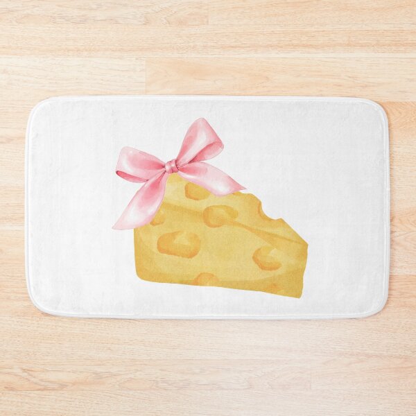 Item preview, Cheese Wedge with Pink Bow – Coquette Charcuterie Picnic Aesthetic designed and sold by DivinePassion.