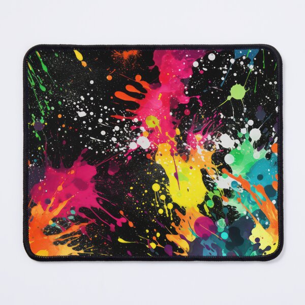 Aperçu de l'œuvre Dynamic Abstract Vibrant Splash Art créée et vendue par SylvieVibes.