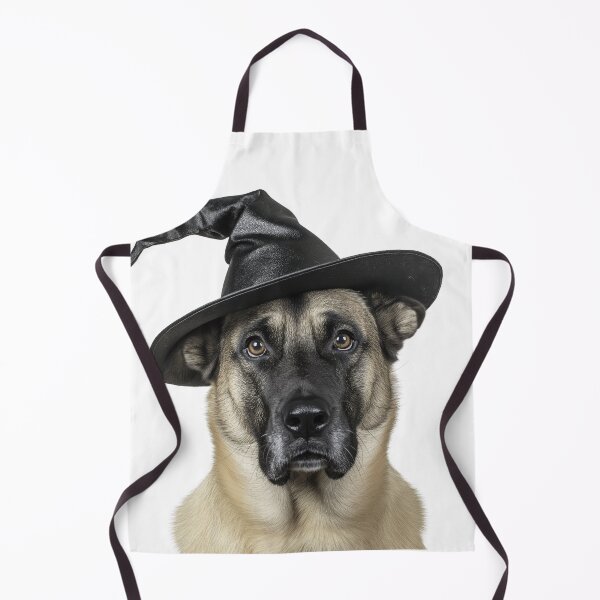 Item preview, Anatolian Shepherd Dog Wearing Halloween Witch Hat designed and sold by LazyOwlStore.