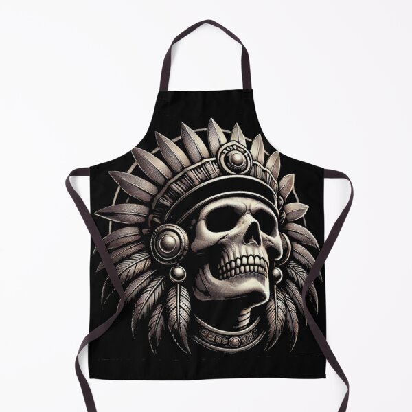 Item preview, Aztec skull designed and sold by thegeefambam.