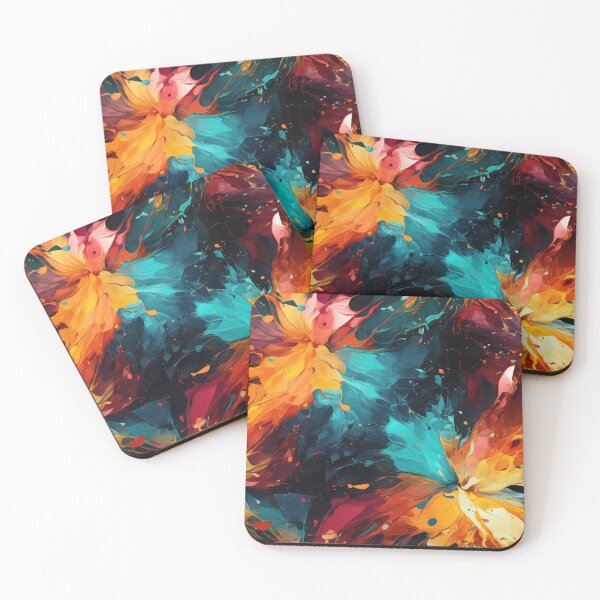 Artikelvorschau, Dynamic Abstract Vibrant Splash Art entworfen und verkauft von SylvieVibes.