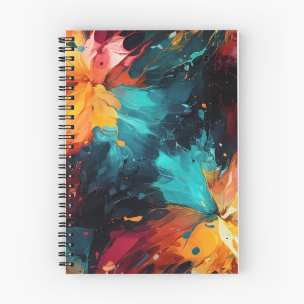 Artikelvorschau,  Dynamic Abstract Vibrant Splash Art entworfen und verkauft von SylvieVibes.