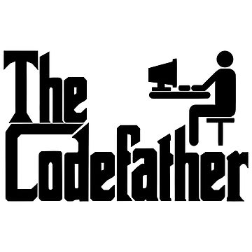 Vorschaubild zum Design The Codefather – Lustiges Programmierer-Parodie-Design von elvinsevere