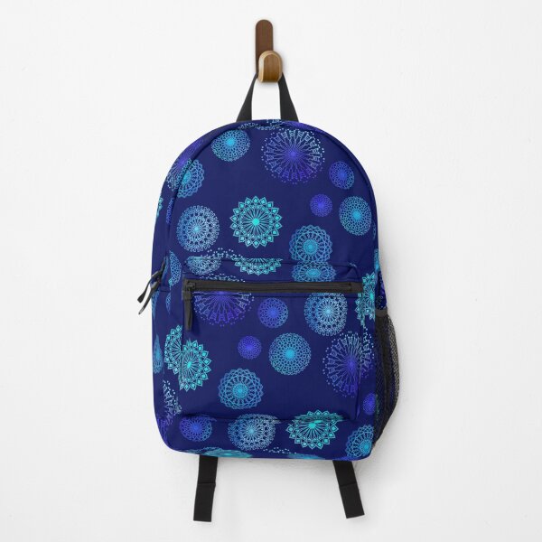 Item preview, Blue Gradient Mandalas on Midnight Blue  designed and sold by JaygiesDesign.