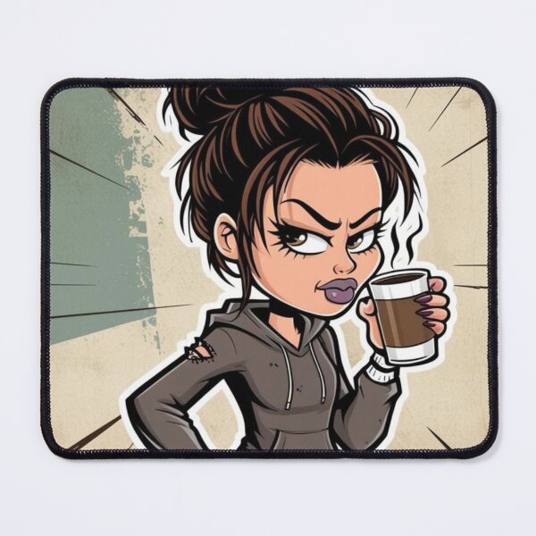 Item preview, Messy Bun Energy – Coffee Chaos Mode designed and sold by Calm Design Studio.