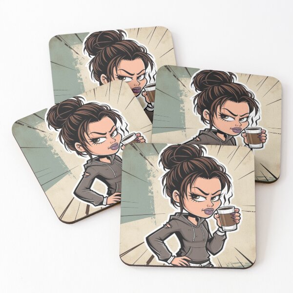 Item preview, Messy Bun Energy – Coffee Chaos Mode designed and sold by Calm Design Studio.