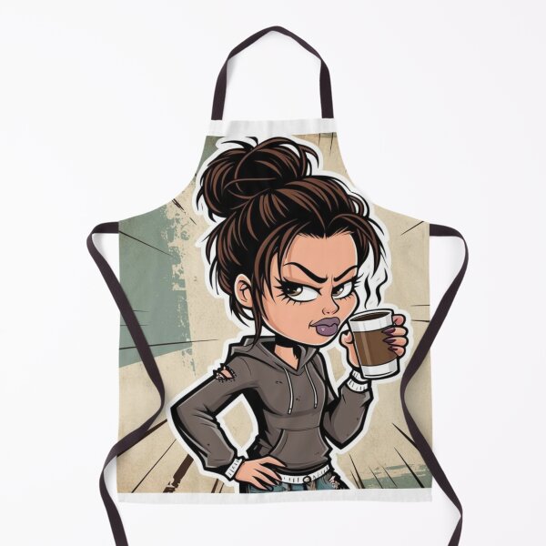 Item preview, Messy Bun Energy – Coffee Chaos Mode designed and sold by Calm Design Studio.