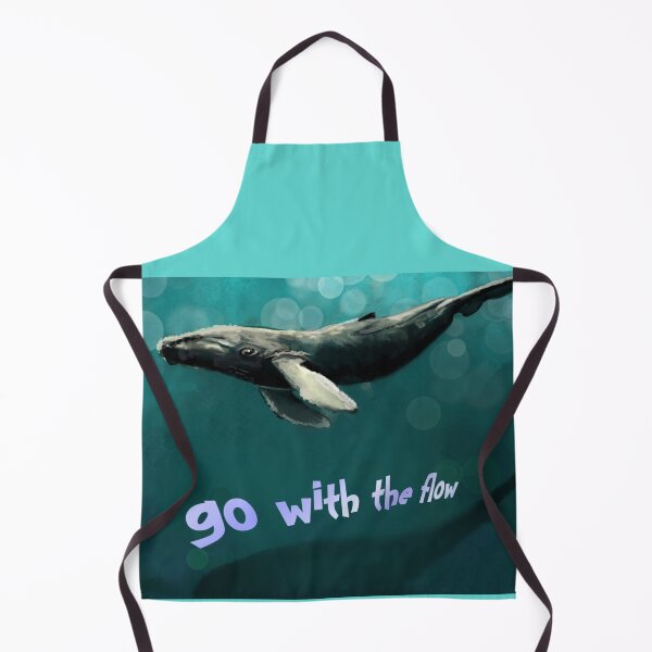Item preview, Go With the Flow whale painting designed and sold by jassoart.