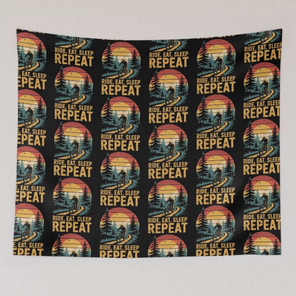 Item preview, Ride Eat Sleep Repeat – Sunset Vintage  designed and sold by Taans-Creation.