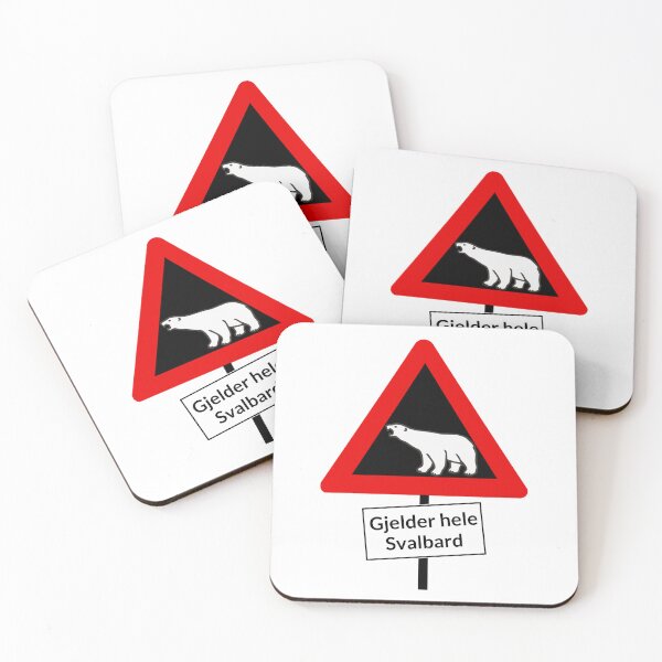 Artikelvorschau, Gjelder Hele Svalbard Polar Bear Crossing Warnschild entworfen und verkauft von GraTEEtude.