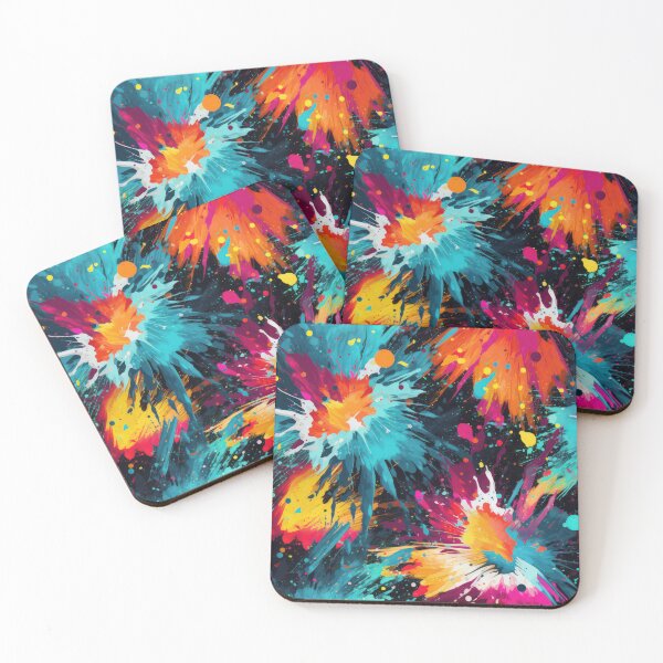 Artikelvorschau, Dynamic Abstract Vibrant Splash Art entworfen und verkauft von SylvieVibes.
