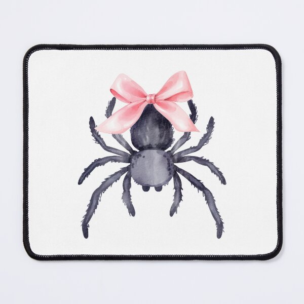 Item preview, Spider with Pink Bow – Cute Coquette Goth Halloween Vibes designed and sold by DivinePassion.