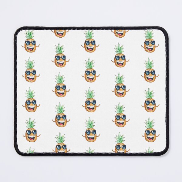 Item preview, Tropical Pineapple Mood - Hand-Drawn Watercolor Illustration designed and sold by KorzenArt.