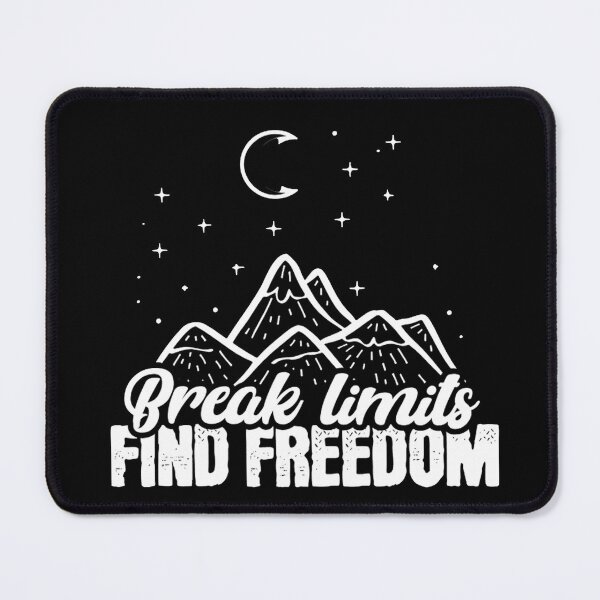 Item preview, Break Limits, Find Freedom – Premium Motivational designed and sold by Lineesh Kumar.