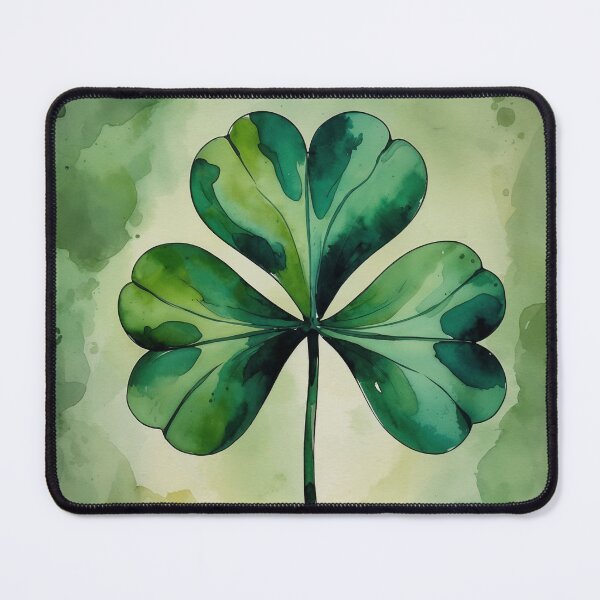 Item preview, Shamrock, Irish Botanical, Lucky Clover, Nature-Inspired Decor, St. Patrick’s Day Gift, Green Leaf  designed and sold by NatashaSokolova.