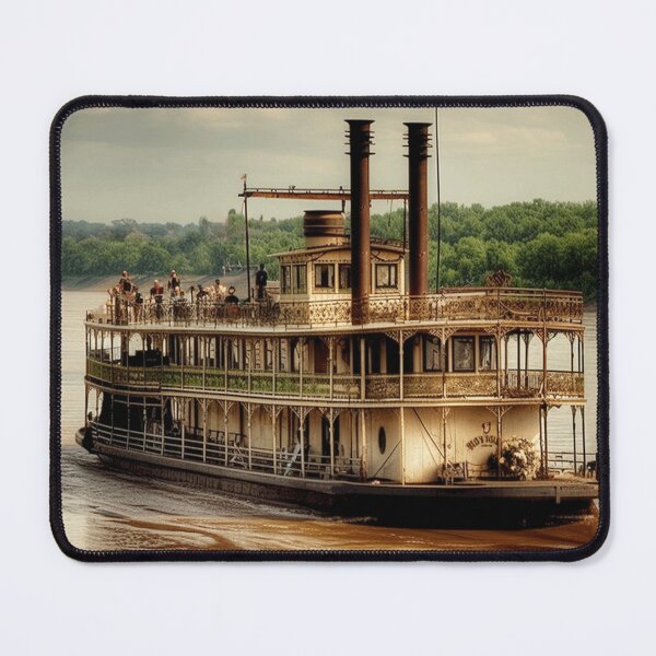 Item preview, Steamboat Mississippi River paddle steamer Mark  riverboat designed and sold by JanChryzostom.