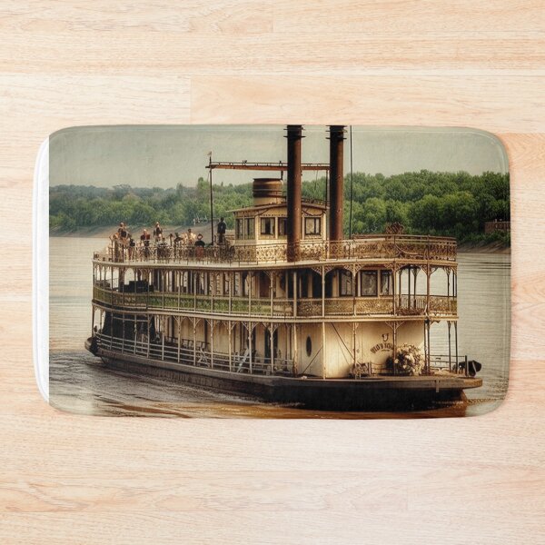 Item preview, Steamboat Mississippi River paddle steamer Mark  riverboat designed and sold by JanChryzostom.
