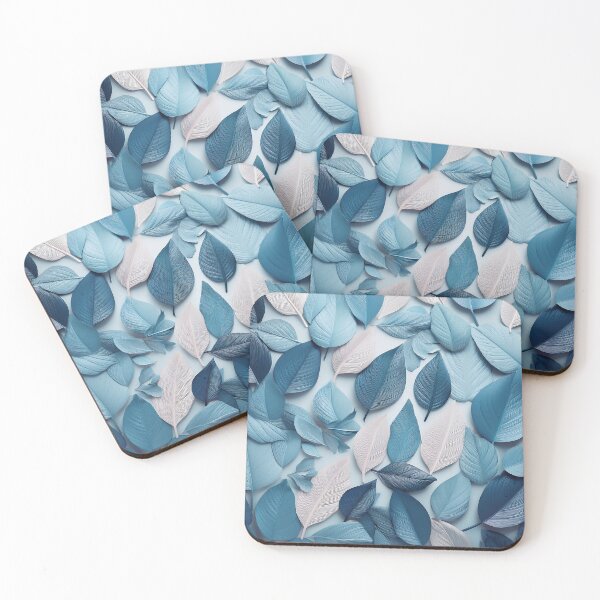 Item preview, Blue leaves designed and sold by Printspiration, Explore Unique Art & Designs.