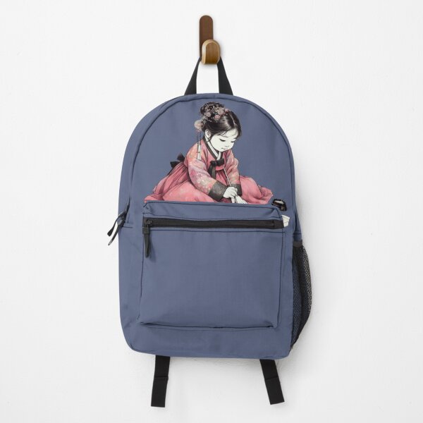 Item preview, Hanbok Girl Ink Painting Art designed and sold by Leo-stella.