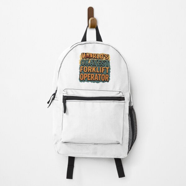 Item preview, World's Okayest Forklift Operator - Retro Vintage designed and sold by TeesYouWant.