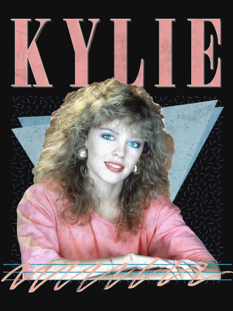 Thumbnail 7 of 7, Essential T-Shirt, Kylie 80s Retro Fan designed and sold by norahwg64p.