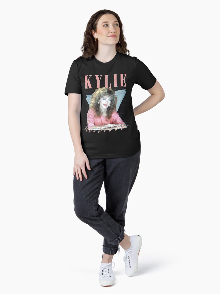 Thumbnail 4 of 7, Essential T-Shirt, Kylie 80s Retro Fan designed and sold by norahwg64p.