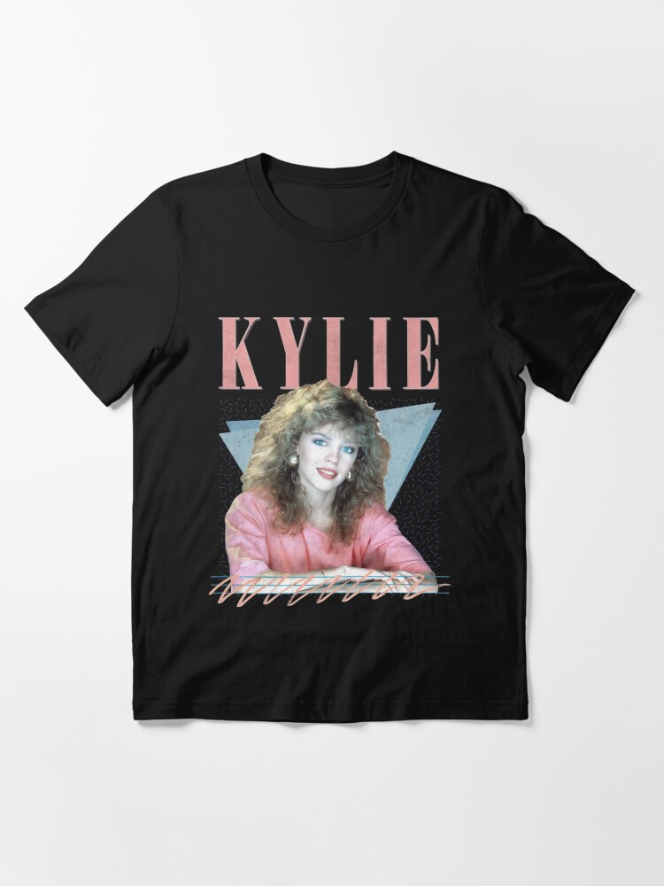 Thumbnail 3 of 7, Essential T-Shirt, Kylie 80s Retro Fan designed and sold by norahwg64p.