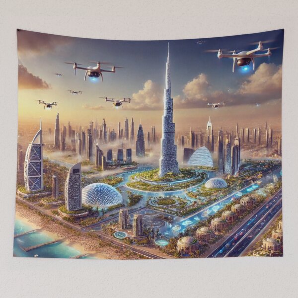 Item preview, Dubai - Futuristic Cities designed and sold by Eric Nagel.
