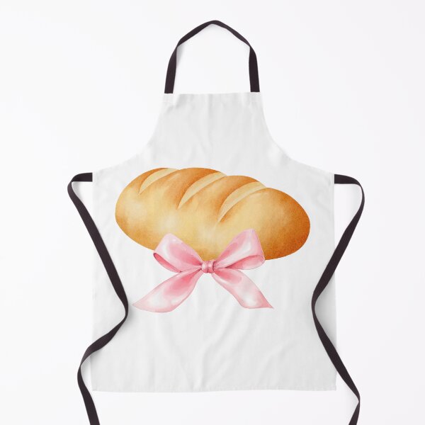 Item preview, Bread Loaf with Pink Bow – Coquette Cottagecore Baking Aesthetic designed and sold by DivinePassion.