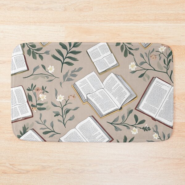 Item preview, Botanical Book Pattern – Seamless Design for Nature-Loving Readers designed and sold by Wildflowerinc.