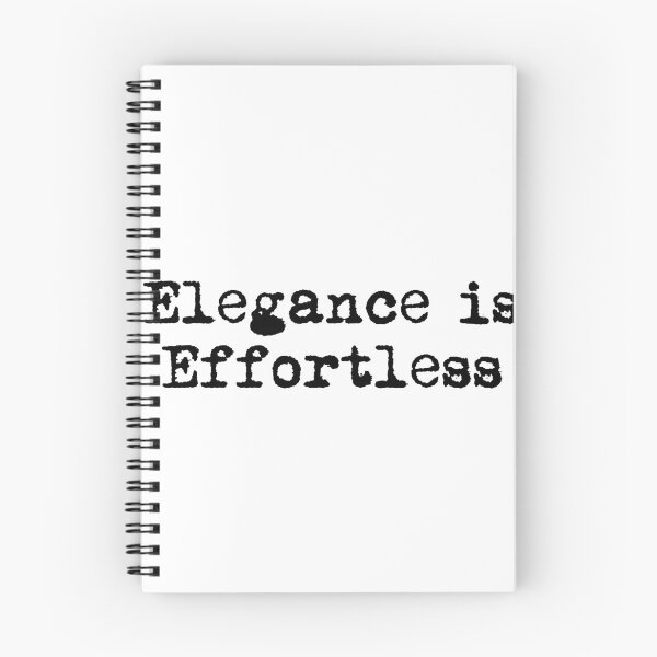Item preview, Elegance is Effortless designed and sold by Ninjacatoff.