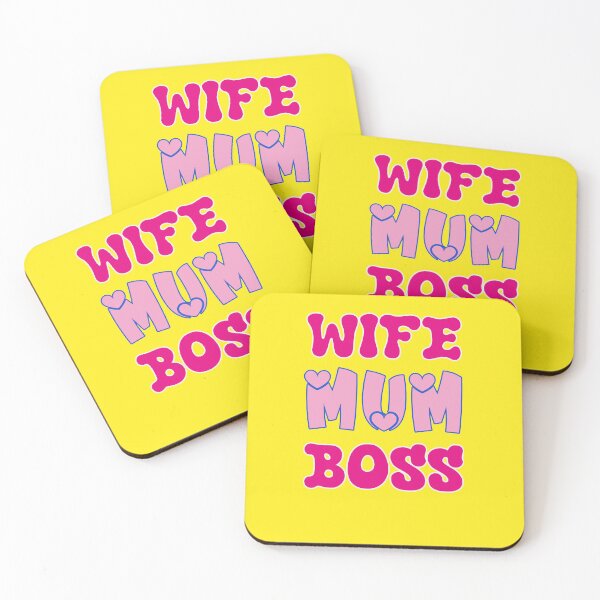 Item preview, Wife Mum Boss, Happy Mother's Day designed and sold by Mauswohn.
